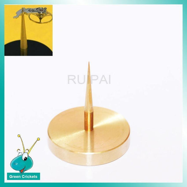 Planet Gates Brass Golden Color Watch Balance Holder Tool,Repair Watch Tools for Watchmaker
