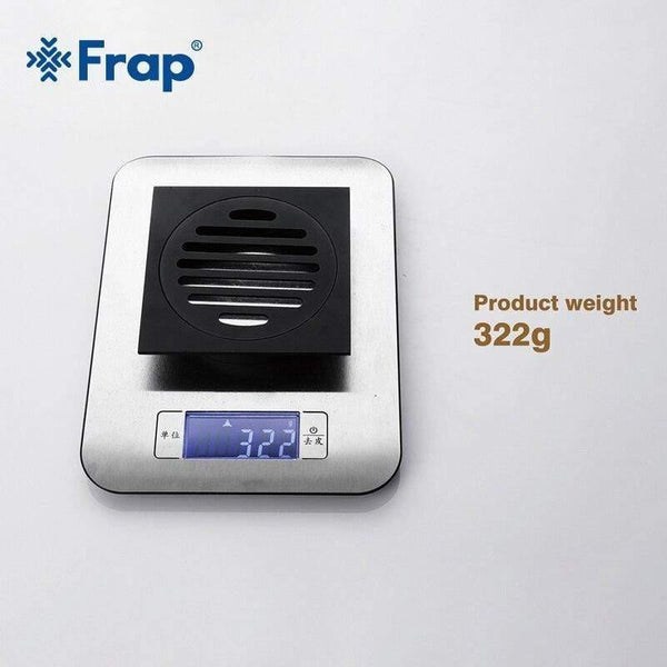 Planet Gates Brass Matte Black Square Style Floor Drainer Waste Shower Drain Kitchen Colander Floor Drains Bathroom Accessories Y38100 (black drain)