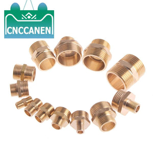 Brass Pipe Hex Nipple Fitting Coupler Connector Quick Adapter 1/8" 1/4" 3/8" 1/2" 3/4" 1" BSP Male Thread Water Oil Gas Fuel