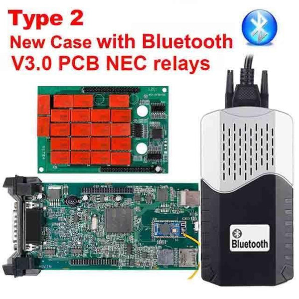 Planet Gates Brazil / CDP TCS new case BT CDP TCS V3.0 NEC V5.008 R2 Bluetooth OBDII Cars Trucks diagnostic tool 2016.R1 activate multidiag pro+ obd2 scanner