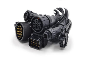 Planet Gates Brazil / with WOW CDP TCS BT CDP TCS truck cables full set 8pcs obdII OBD2 cable truck leads for multidiag pro mvd scanner OBD 2 diagnostic tool