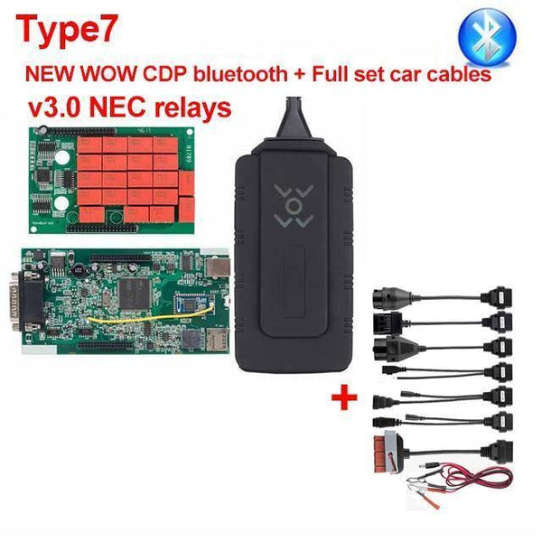 Planet Gates Brazil / WOW with car cables CDP TCS V3.0 NEC V5.008 R2 Bluetooth OBDII Cars Trucks diagnostic tool 2016.R1 activate multidiag pro+ obd2 scanner