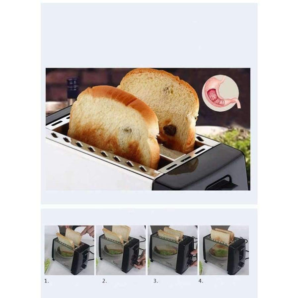 Planet Gates Breakfast Maker Toaster Bread Tostadora De Pan Electrica 2 Bread Slot Tost Makinesi Home Appliances For Kitchen 220V/750W T-02