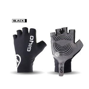 Planet Gates Breaking Wind Cycling Half Finger Gloves Anti-slip Bicycle Lycra Fabric Mittens MTB Gloves Racing Road Bike Glove