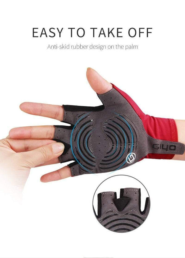 Planet Gates Breaking Wind Cycling Half Finger Gloves Anti-slip Bicycle Lycra Fabric Mittens MTB Gloves Racing Road Bike Glove
