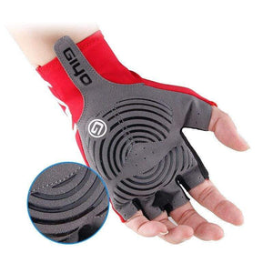 Planet Gates Breaking Wind Cycling Half Finger Gloves Anti-slip Bicycle Lycra Fabric Mittens MTB Gloves Racing Road Bike Glove