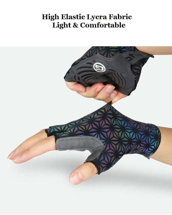 Planet Gates Breaking Wind Cycling Half Finger Gloves Anti-slip Bicycle Mittens Racing Road Bike Glove MTB Biciclet Guantes Ciclismo