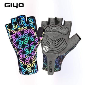 Planet Gates Breaking Wind Cycling Half Finger Gloves Anti-slip Bicycle Mittens Racing Road Bike Glove MTB Biciclet Guantes Ciclismo