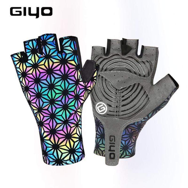 Planet Gates Breaking Wind Cycling Half Finger Gloves Anti-slip Bicycle Mittens Racing Road Bike Glove MTB Biciclet Guantes Ciclismo