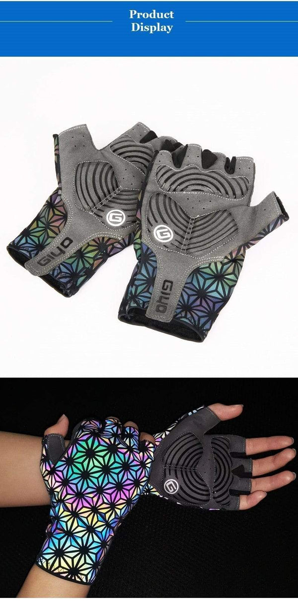 Planet Gates Breaking Wind Cycling Half Finger Gloves Anti-slip Bicycle Mittens Racing Road Bike Glove MTB Biciclet Guantes Ciclismo