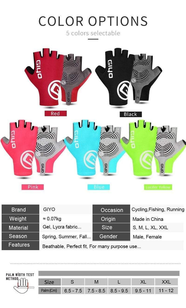Planet Gates Breaking Wind Cycling Half Finger Gloves Anti-slip Bicycle Mittens Racing Road Bike Glove MTB Biciclet Guantes Ciclismo