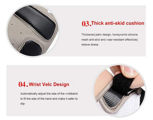 Planet Gates Breathable Half Finger Cycling Gloves Anti Slip Pad Motorcycle MTB Road Bike Gloves Men Women Sports Bicycle Gloves