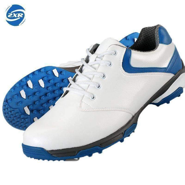 Planet Gates Breathable patent design men outdoor sport shoes anti-skid super light good grip comfortable leather golf shoes
