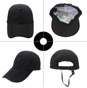 Planet Gates Breathable Waterproof Peaked Cap Outdoor Travel Mountaineering Folding Anti - UV Men 's Sun Hat