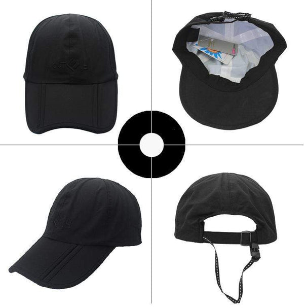 Planet Gates Breathable Waterproof Peaked Cap Outdoor Travel Mountaineering Folding Anti - UV Men 's Sun Hat