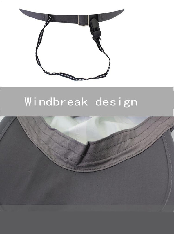 Planet Gates Breathable Waterproof Peaked Cap Outdoor Travel Mountaineering Folding Anti - UV Men 's Sun Hat