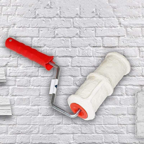 Brick Pattern Paint Roller Household Wall Decoration Brush Diy Tool Art Paint Texture Rolling Flower Roll