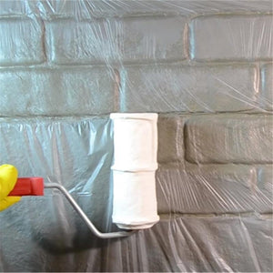 Brick Pattern Paint Roller Household Wall Decoration Brush Diy Tool Art Paint Texture Rolling Flower Roll
