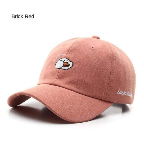 Planet Gates Brick red / Adjustable Baseball Cap for Women and Men Summer Sun Cap Fashion Embroidery Snapback Hat Casual Outdoor Hat Unisex
