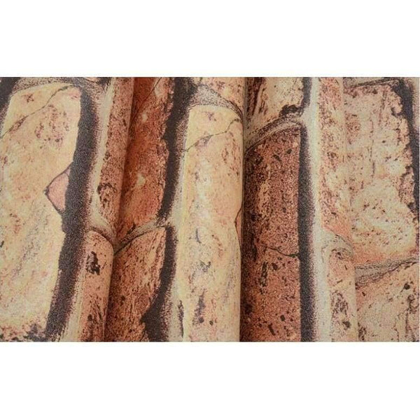 Planet Gates Brick Stone Wall Paper Chinese Rustic Vintage 3D PVC Exfoliator Embossed Washable WallPaper Livingroom Backdrop WallCovering 10M