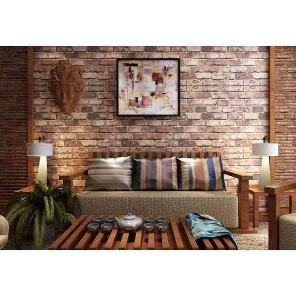 Planet Gates Brick Stone Wall Paper Chinese Rustic Vintage 3D PVC Exfoliator Embossed Washable WallPaper Livingroom Backdrop WallCovering 10M