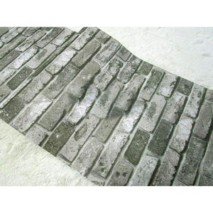 Planet Gates Brick Stone Wall Paper Chinese Rustic Vintage 3D PVC Exfoliator Embossed Washable WallPaper Livingroom Backdrop WallCovering 10M