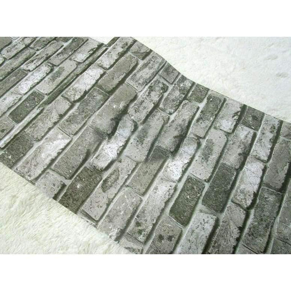Planet Gates Brick Stone Wall Paper Chinese Rustic Vintage 3D PVC Exfoliator Embossed Washable WallPaper Livingroom Backdrop WallCovering 10M