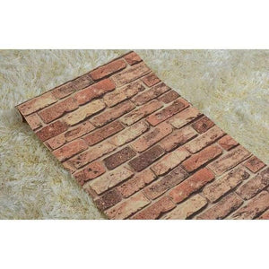 Planet Gates Brick Stone Wall Paper Chinese Rustic Vintage 3D PVC Exfoliator Embossed Washable WallPaper Livingroom Backdrop WallCovering 10M