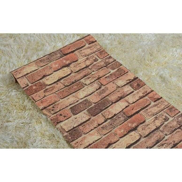 Planet Gates Brick Stone Wall Paper Chinese Rustic Vintage 3D PVC Exfoliator Embossed Washable WallPaper Livingroom Backdrop WallCovering 10M