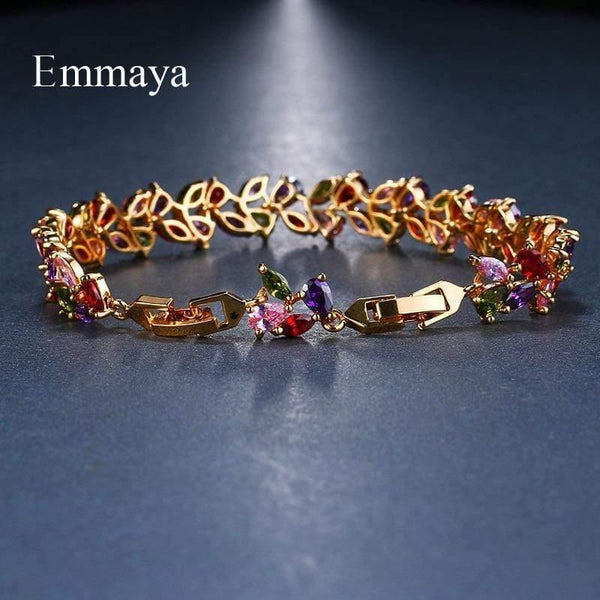 Planet Gates Bridal Bangles Classical Charm Shinny AAA CZ Bracelet Multicolor New Design Jewelry for Women Party