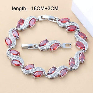 Planet Gates Bridal Big Jewelry Sets Costume 925 Sterling Silver Dangle Earrings Bracelet And Ring Women Dubai  Wedding Jewelry