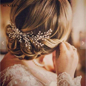 Planet Gates Bridal Hair Comb Wedding Head Piece Ladies Wedding accessories 2018 Free Shipping SQ091