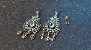 Planet Gates Bridal Jewelry Sets Blue Red Peacock Prestige Necklace Earrings For Women Ethinc Accessories