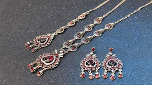 Planet Gates Bridal Jewelry Sets Blue Red Peacock Prestige Necklace Earrings For Women Ethinc Accessories