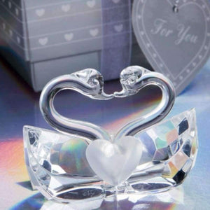 Planet Gates Bridal Shower Favors High Quality Choice Crystal Kissing Swans Wedding Favors and Party Giveaway Gift For Guest