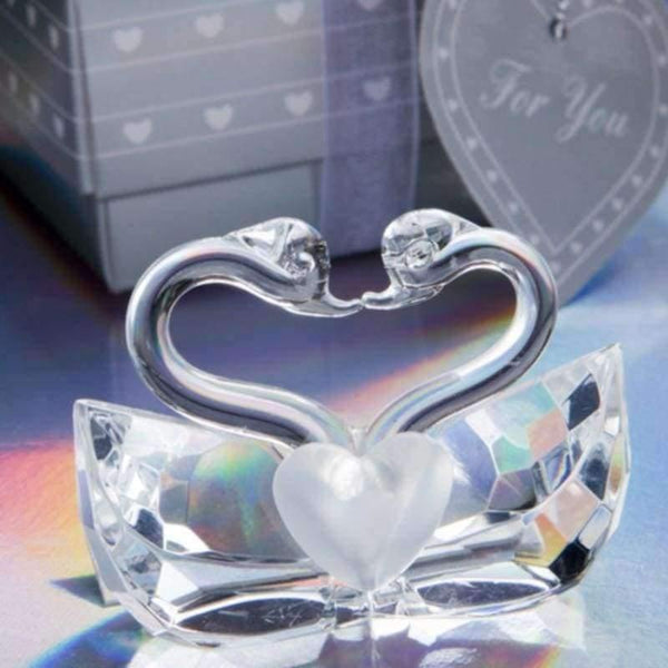 Planet Gates Bridal Shower Favors High Quality Choice Crystal Kissing Swans Wedding Favors and Party Giveaway Gift For Guest