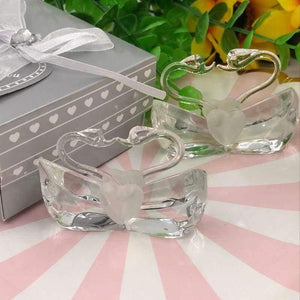 Planet Gates Bridal Shower Favors High Quality Choice Crystal Kissing Swans Wedding Favors and Party Giveaway Gift For Guest