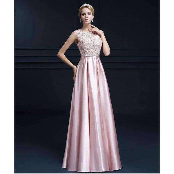 Planet Gates Bridesmaid Dresses New arrival party bow appliques gown sexy V opening back pink gold red Bridesmaid Dress