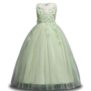 Planet Gates Bridesmaid Wedding Flower Girls Dress For Girls Party Dresses Children Prom Princess Dresss Girl Costume 8 10 11 12 14 Year