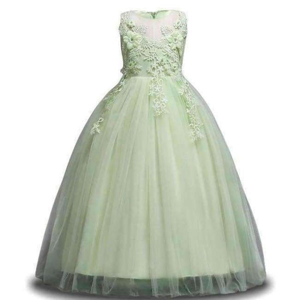 Planet Gates Bridesmaid Wedding Flower Girls Dress For Girls Party Dresses Children Prom Princess Dresss Girl Costume 8 10 11 12 14 Year