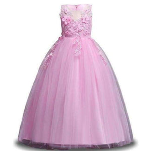 Planet Gates Bridesmaid Wedding Flower Girls Dress For Girls Party Dresses Children Prom Princess Dresss Girl Costume 8 10 11 12 14 Year