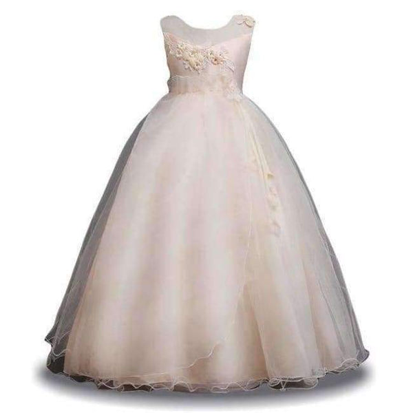 Planet Gates Bridesmaid Wedding Flower Girls Dress For Girls Party Dresses Children Prom Princess Dresss Girl Costume 8 10 11 12 14 Year