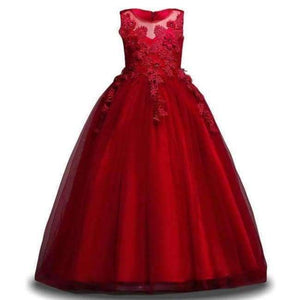 Planet Gates Bridesmaid Wedding Flower Girls Dress For Girls Party Dresses Children Prom Princess Dresss Girl Costume 8 10 11 12 14 Year