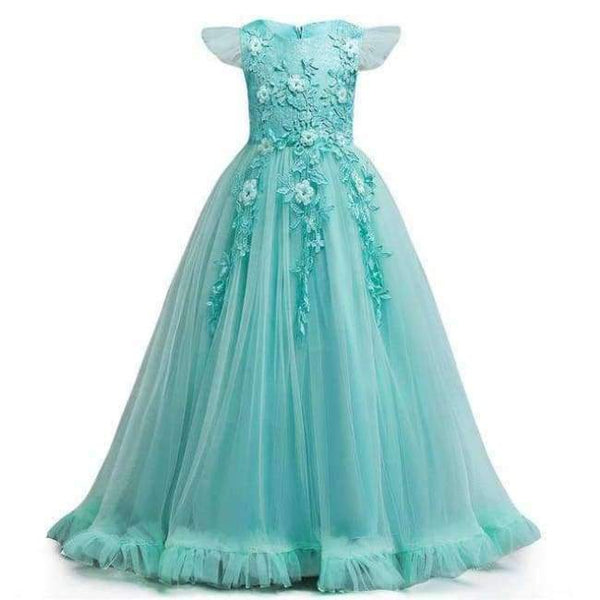 Planet Gates Bridesmaid Wedding Flower Girls Dress For Girls Party Dresses Children Prom Princess Dresss Girl Costume 8 10 11 12 14 Year