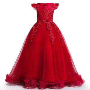 Planet Gates Bridesmaid Wedding Flower Girls Dress For Girls Party Dresses Children Prom Princess Dresss Girl Costume 8 10 11 12 14 Year