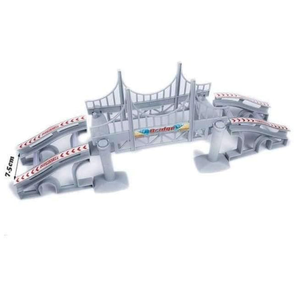 Planet Gates bridge Magical Glowing Race Track Diecasts & Toy Vehicles Accessories Bridge Racing Track Boys Girls Toy For Children Gifts