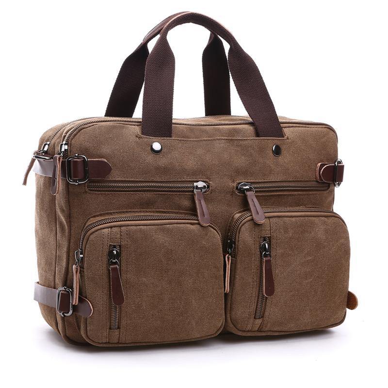 Planet Gates Briefcase man Bag Business Shoulder Messenger Bag Men's vintage Casual Laptop Handbag male Messenger Crossbody Bags back
