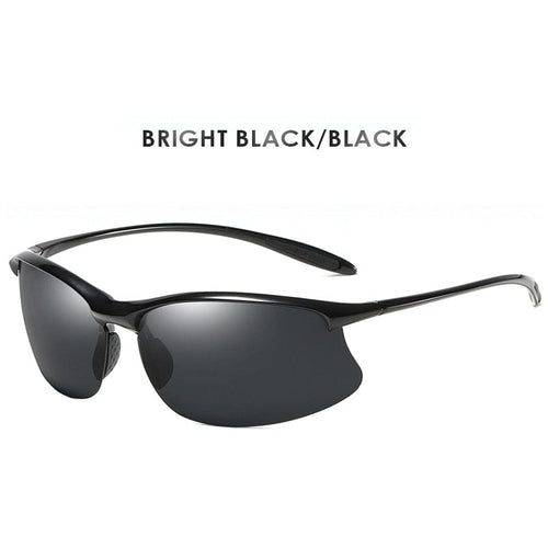 Planet Gates Bright black-black / Original 2022 Top Ultralight TR90 Polarized Sunglasses Anti-UV Driving Men Shades Male Military Sun Glasses Eyewear Goggles Gafas De Sol