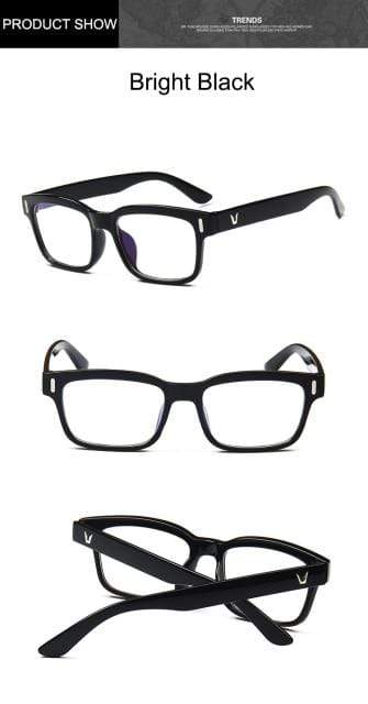 Planet Gates bright black Eyeglasses Men Women Square Brand Designer Eye Glasses Frames Clear Optical Myopia computer Eyewear Oculos De Grau