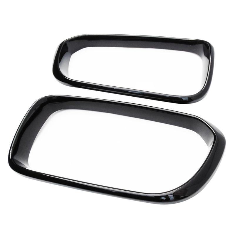 Bright Black In The Net Frame Decoration In The Grid Grille Modified Parts For 2015-2018 BMW 1 Series F20 F21 (Black)